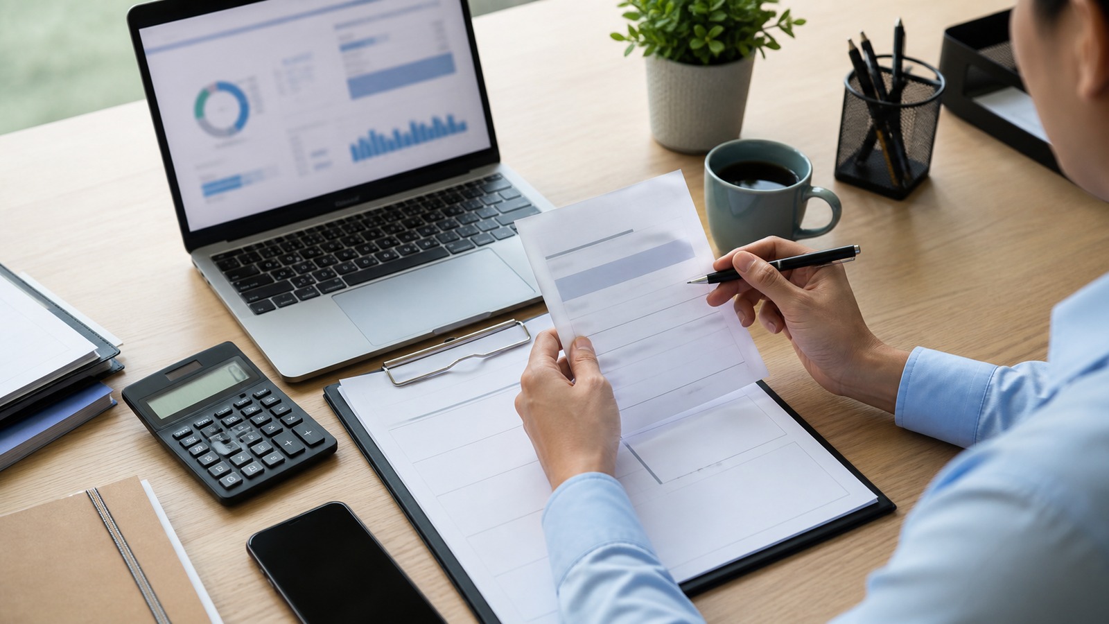 Photorealistic insurance planning scene for How to Read a Coverage Calculators Claims Policy Like a Pro