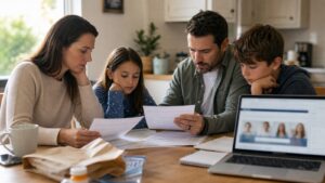 Photorealistic insurance planning scene for Health Plans Medical Networks Deductibles Requirements: What You Need to Know