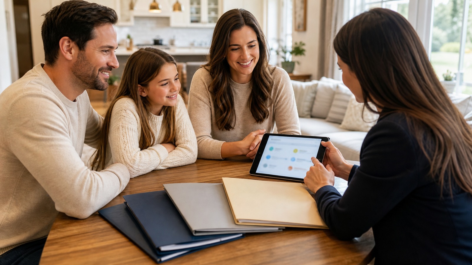 Photorealistic insurance planning scene for How to Bundle Health Plans & Medical Networks for Bigger Savings